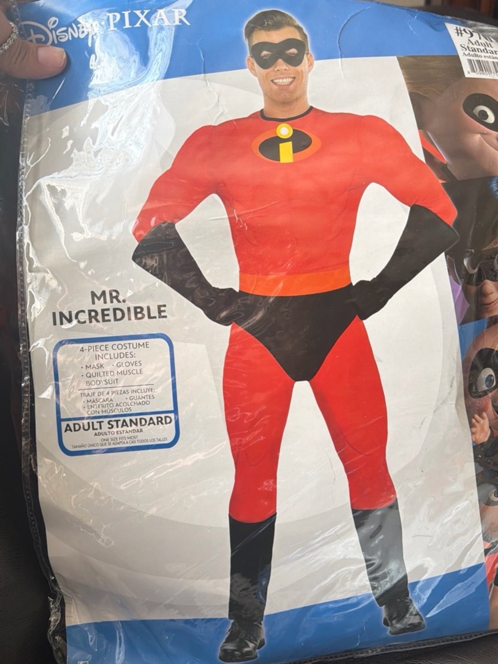 Mr. Incredible adult Costume - Red & Black